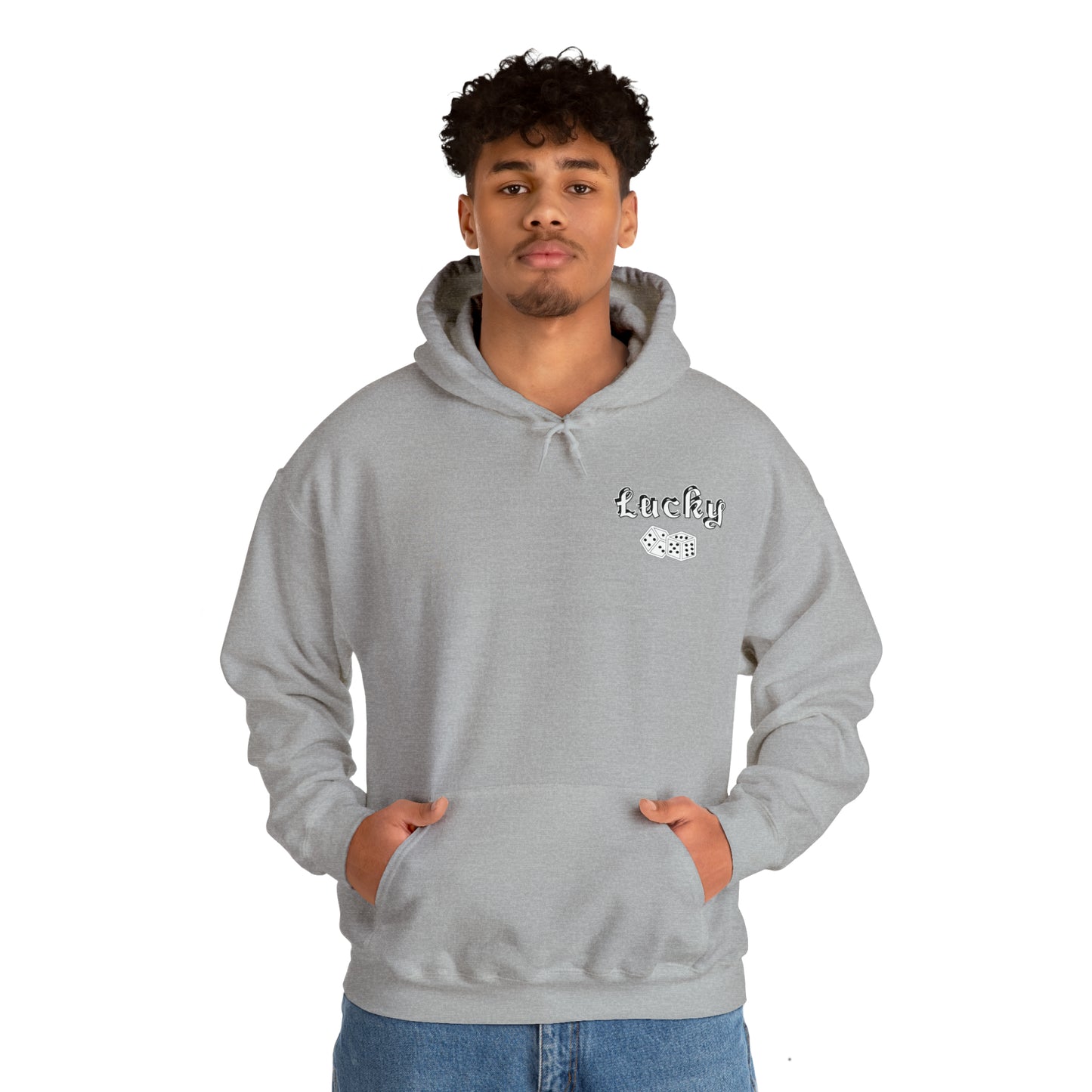 Lucky Front and back Hoodie