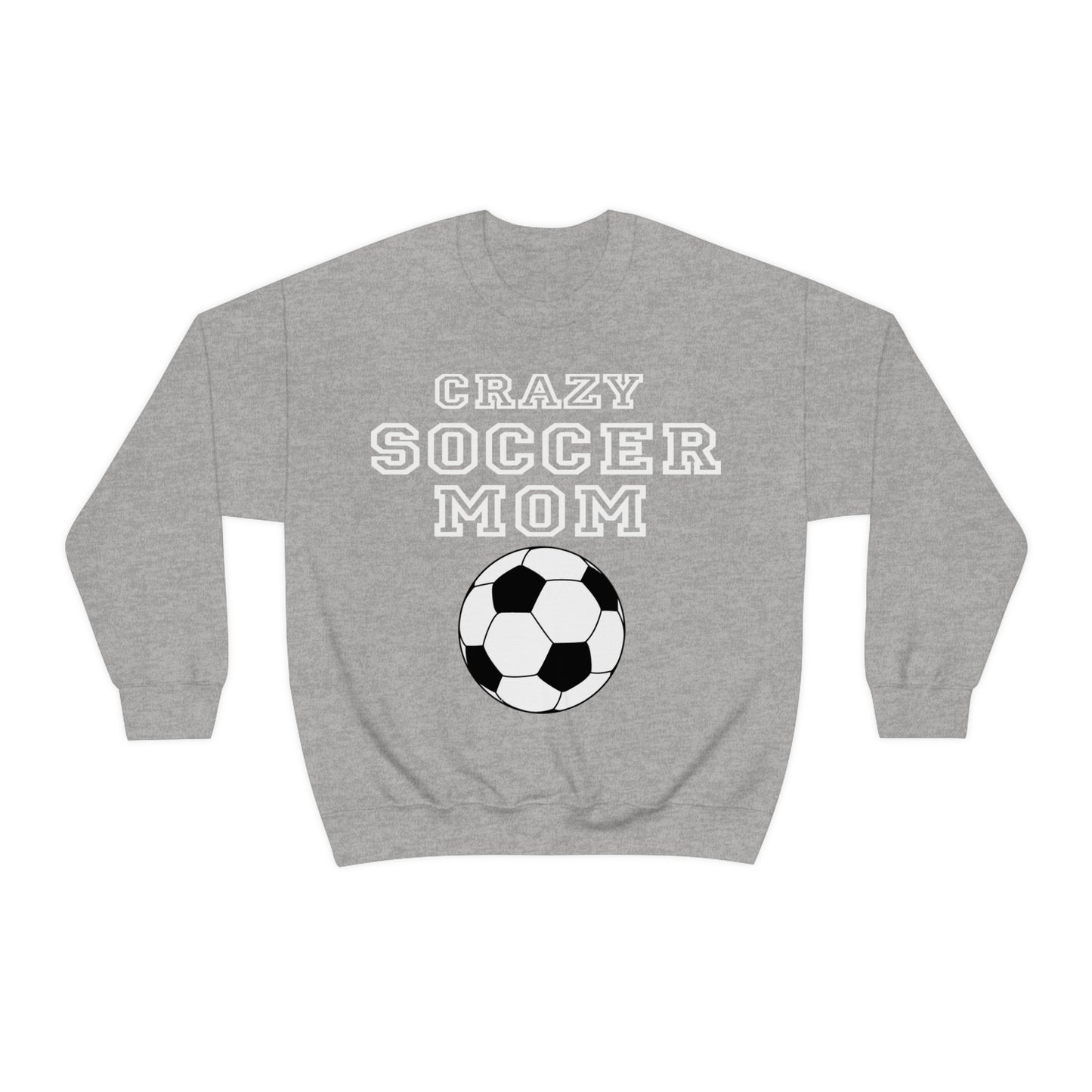 Crazy soccer mom Crewneck Sweatshirt