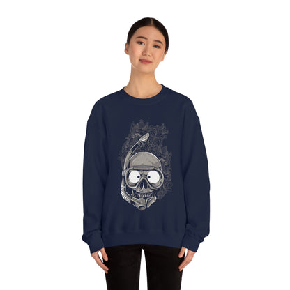 Skull Diver Crewneck Sweatshirt