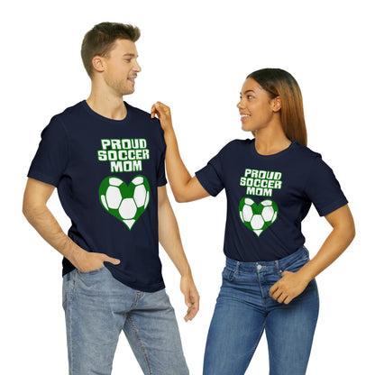 Proud -soccer-mom Heart T-Shirt