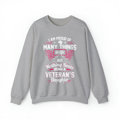 Proud veteran dad Crewneck Sweatshirt