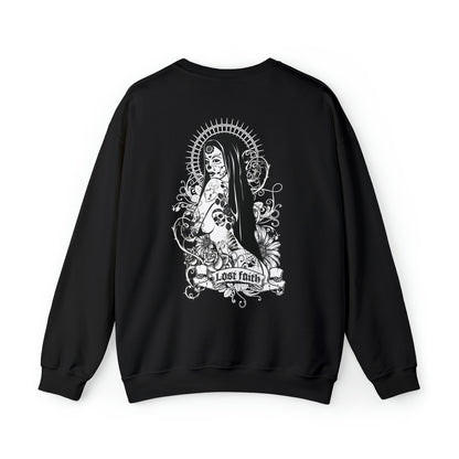 Lost faith tattoo Front and back Crewneck Sweatshirt