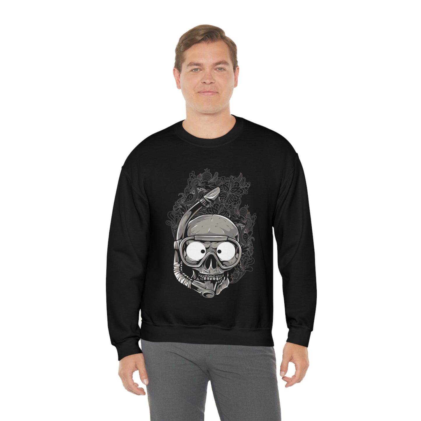 Skull Diver Crewneck Sweatshirt