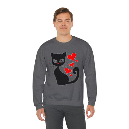 Sexy black cat Crewneck Sweatshirt