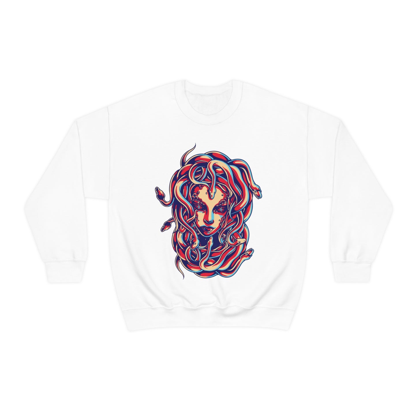 3D Medusa Crewneck Sweatshirt