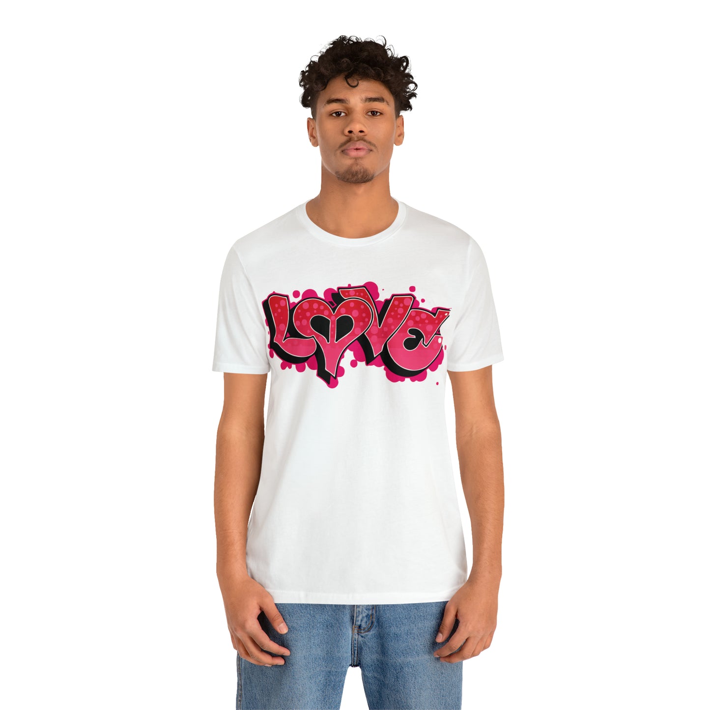 Peace and Love graffiti T-Shirt