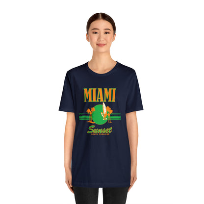 Miami Sunset Beach Paradise T-Shirt