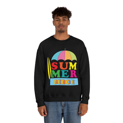 Summer Beach Crewneck Sweatshirt