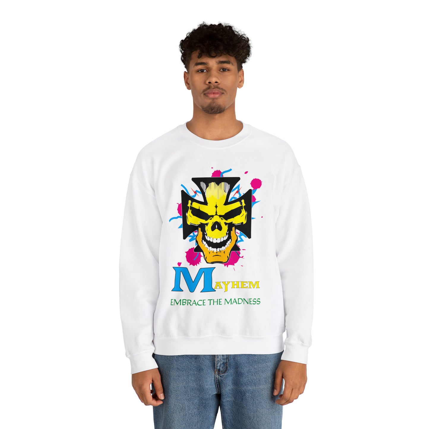 Mayhem embrace madness Crewneck Sweatshirt