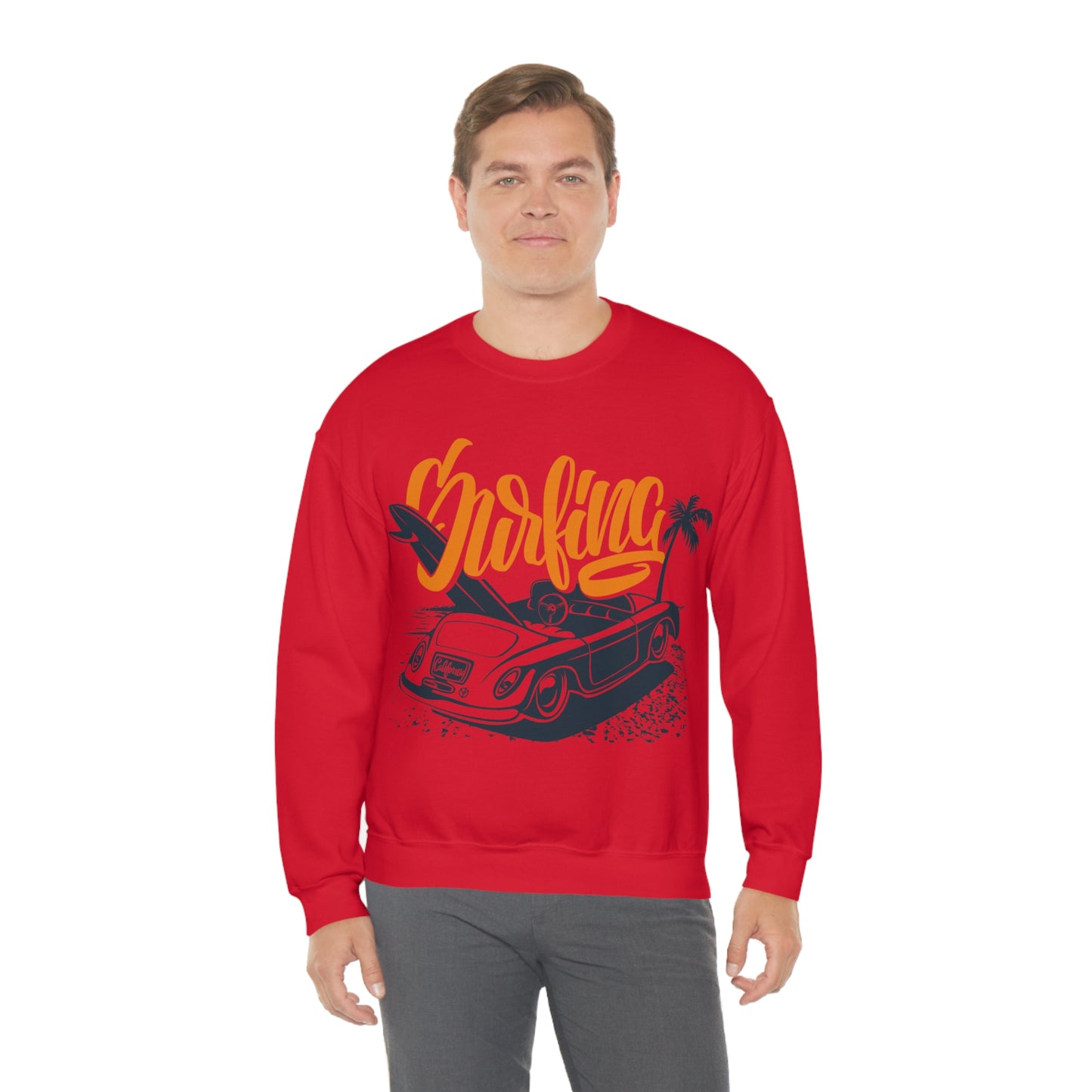 Surfing Cruiser Crewneck Sweatshirt