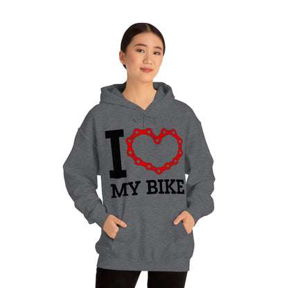 I love my bike Hoodie