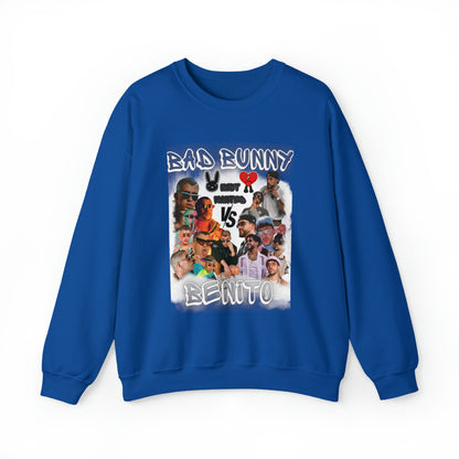 Bad Bunny vs Benito Crewneck Sweatshirt