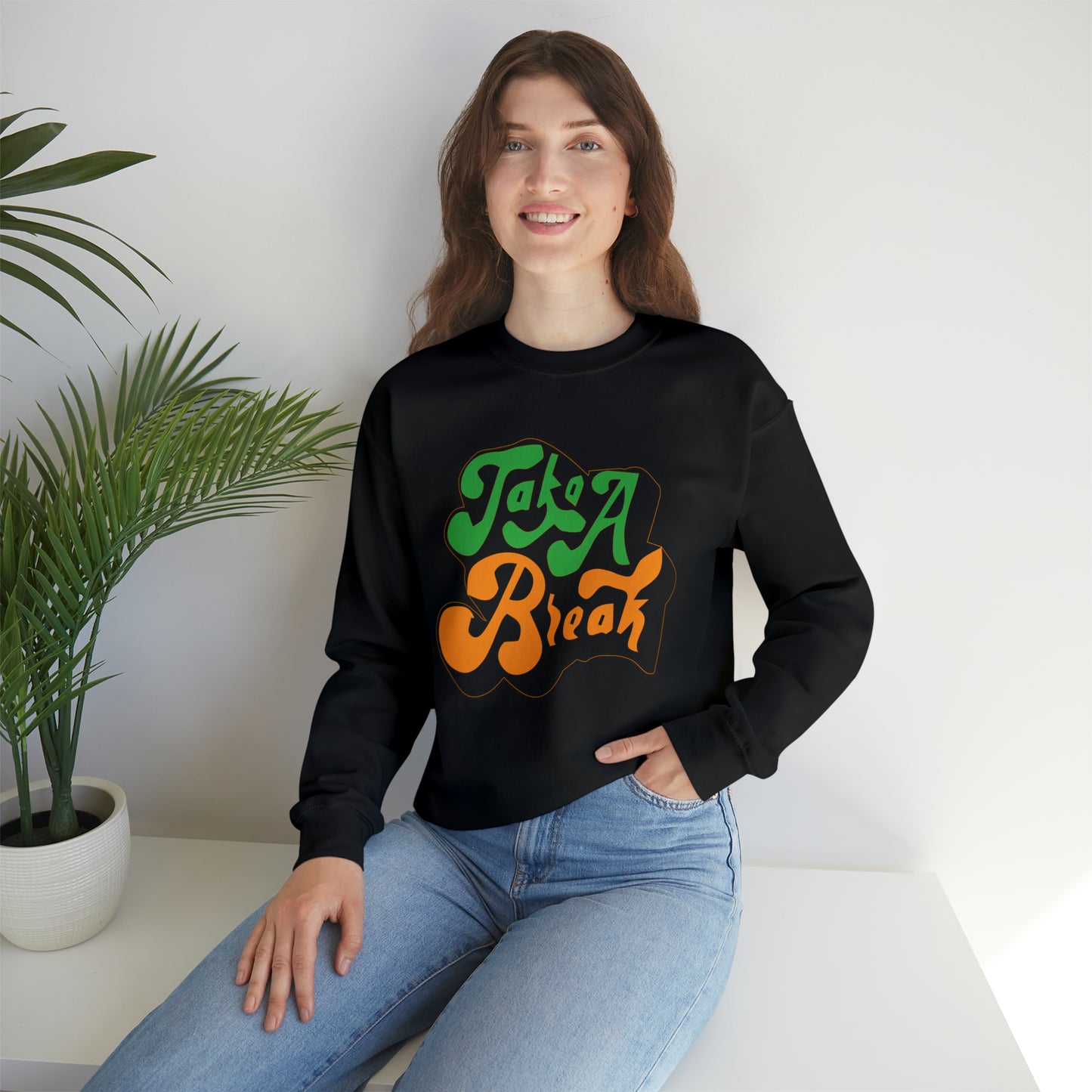 Take a break Crewneck Sweatshirt