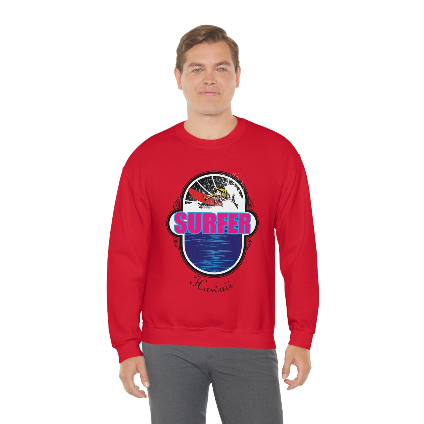 A Surfer Mind Crewneck Sweatshirt