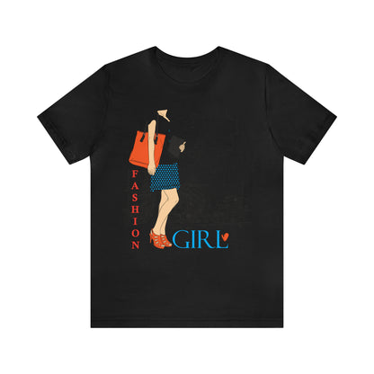 Fashion girl with a bag T-Shirt