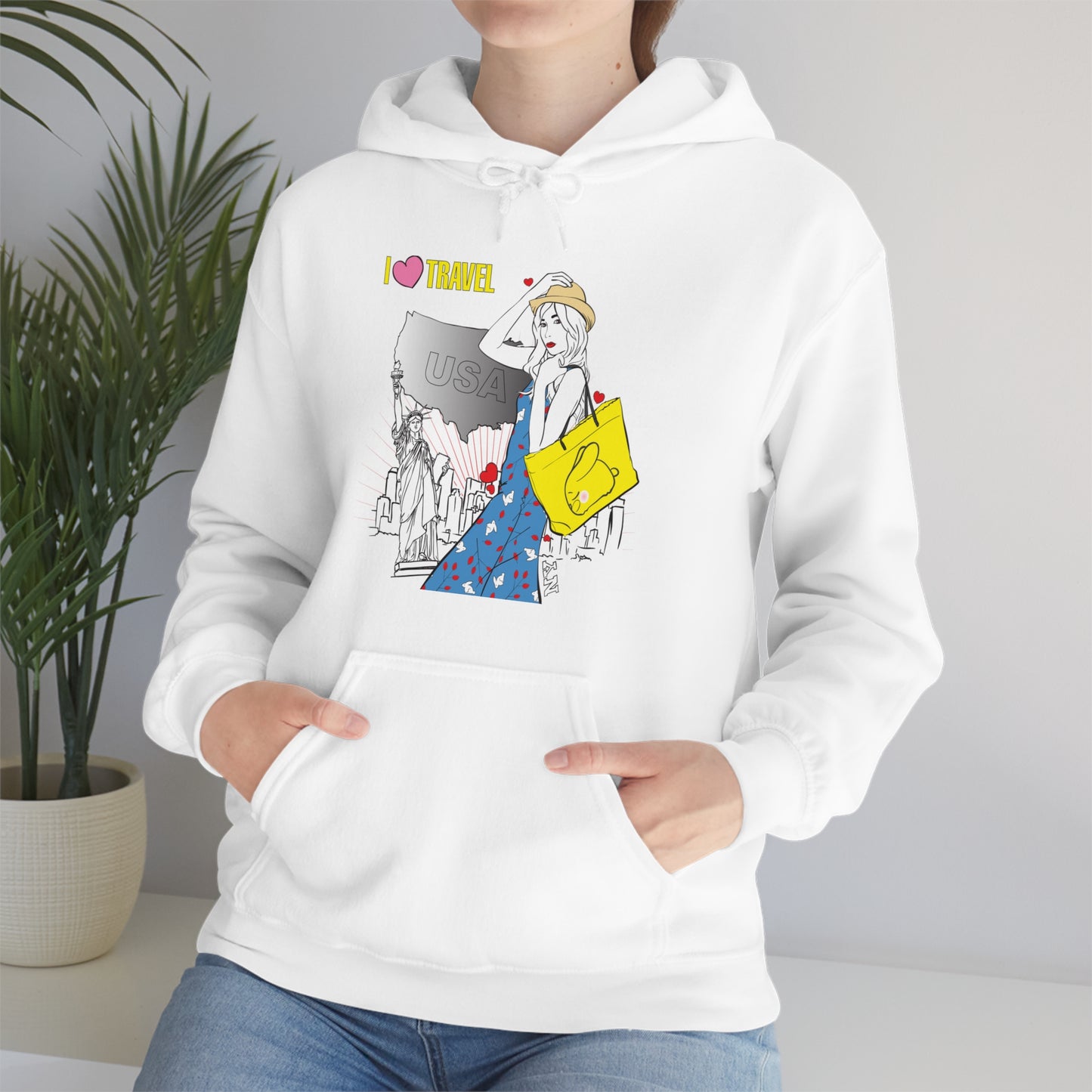 I love to travel _1 Hoodie