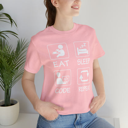 Eat sleep Code Repeat T-Shirt