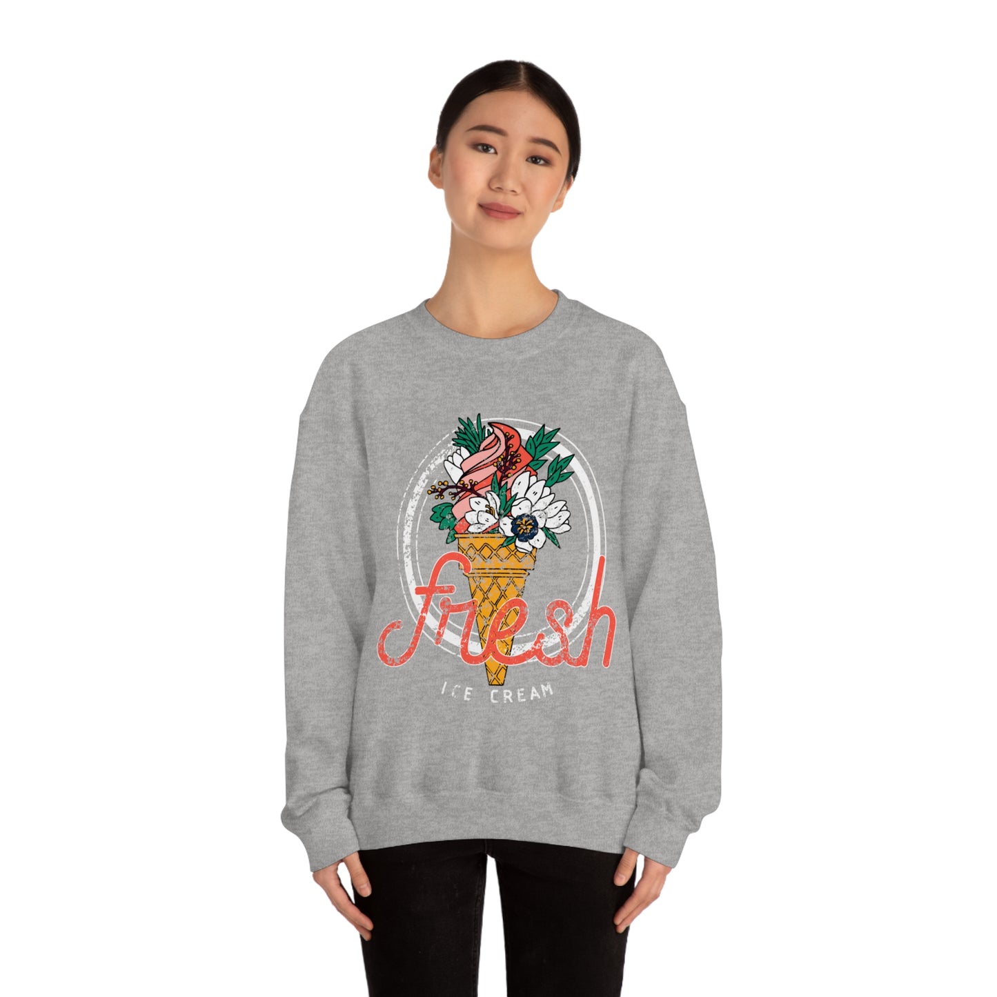 Fresh Like Ice Cream Crewneck Sweatshirt