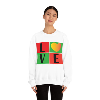 Love Squares Crewneck Sweatshirt