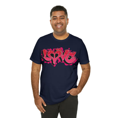 Peace and Love graffiti T-Shirt