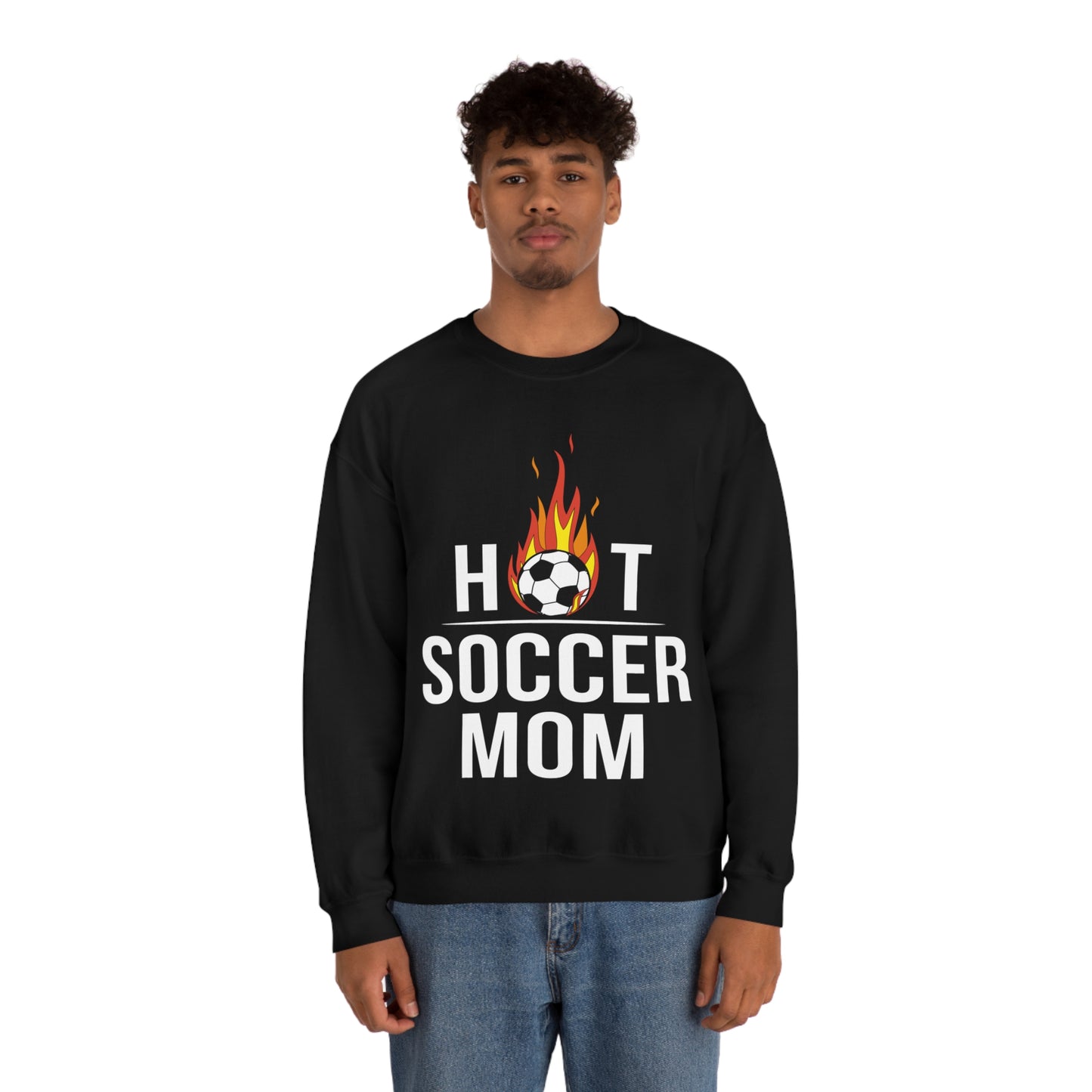 Hot soccer mom Crewneck Sweatshirt