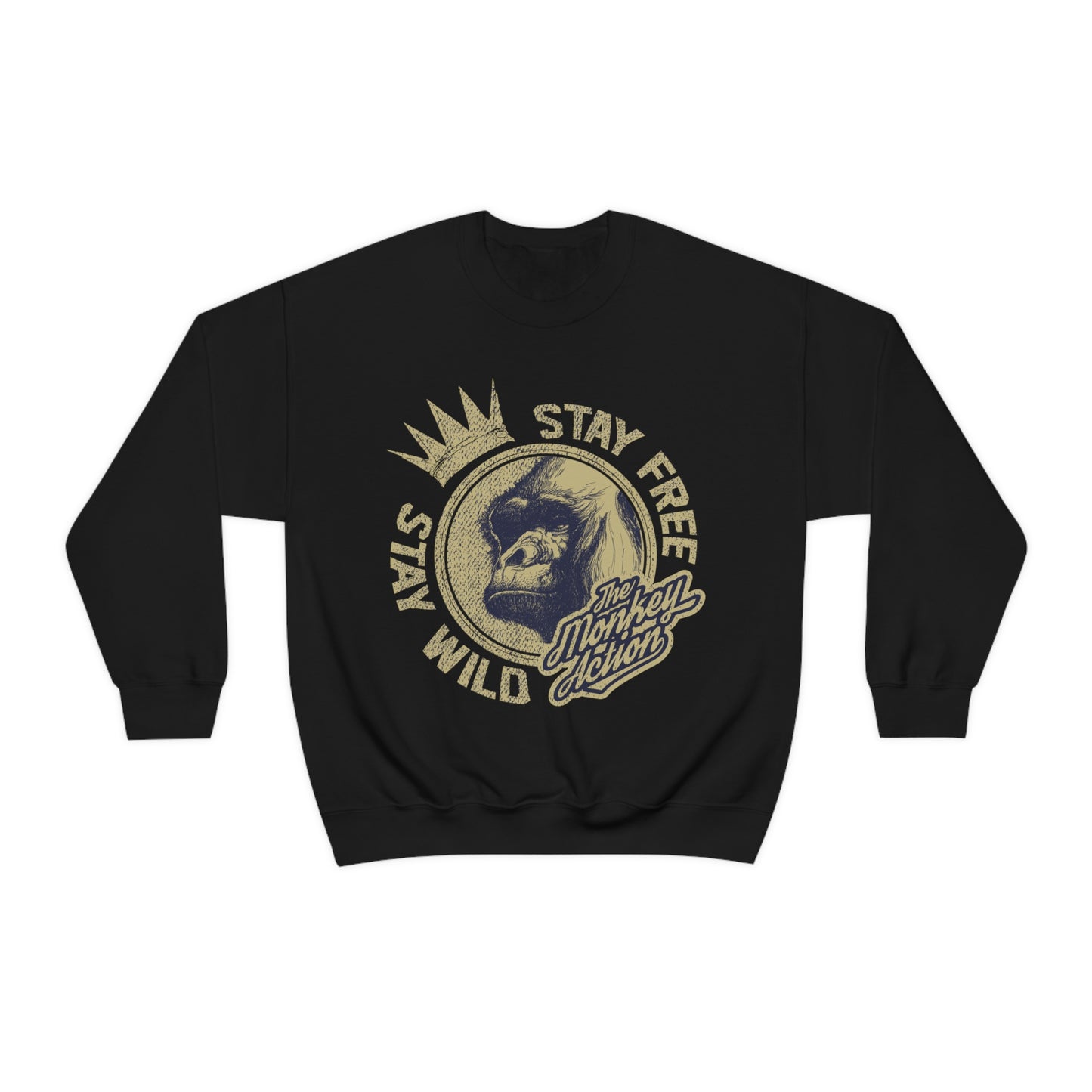 Stay free stay wild Crewneck Sweatshirt