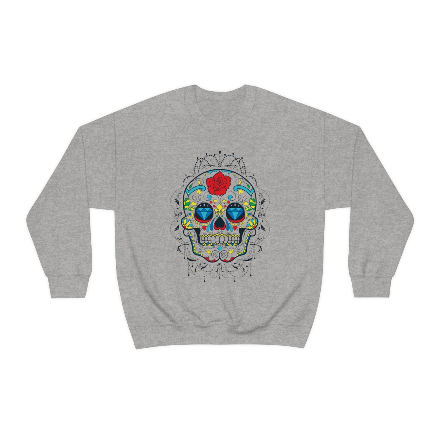 Day of the Dead Diamond Eyes Crewneck Sweatshirt