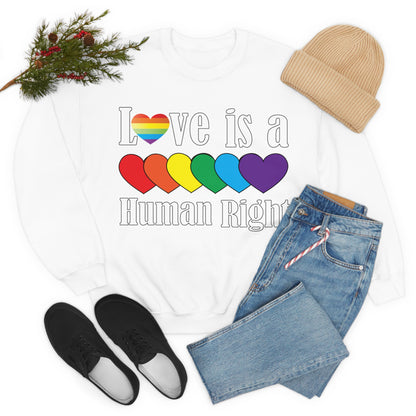 Love is a Human right Crewneck Sweatshirt