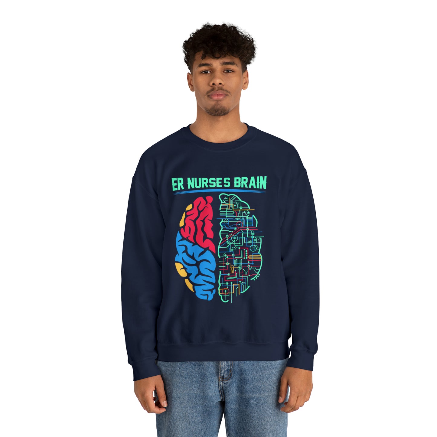 Nurses brain Crewneck Sweatshirt