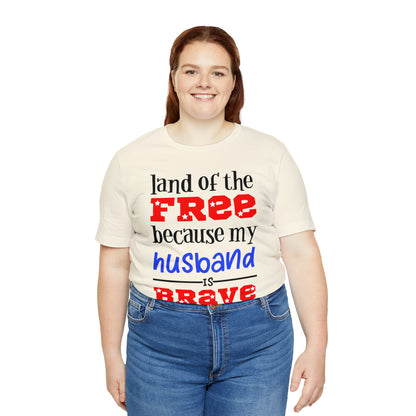 U.S.A the Land of the free Husband T-Shirt