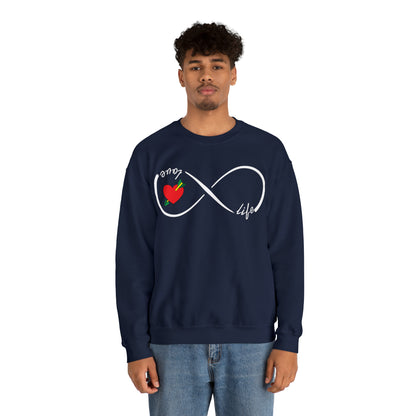 Love life infinity Crewneck Sweatshirt