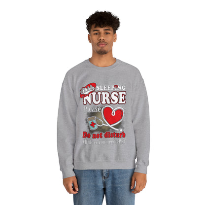 Sleeping nurse Crewneck Sweatshirt