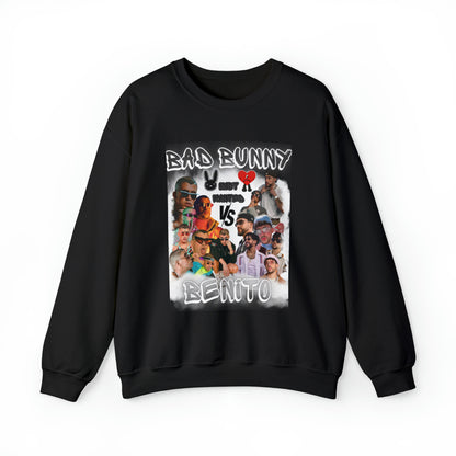 Bad Bunny vs Benito Crewneck Sweatshirt