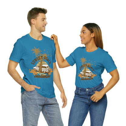 Sunset Beach Surfing Paradise T-Shirt