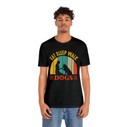 Eat sleep walk dogs vintage T-Shirt