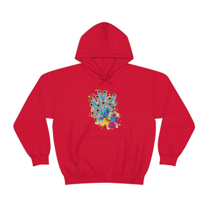 Colorful Peacock Hoodie