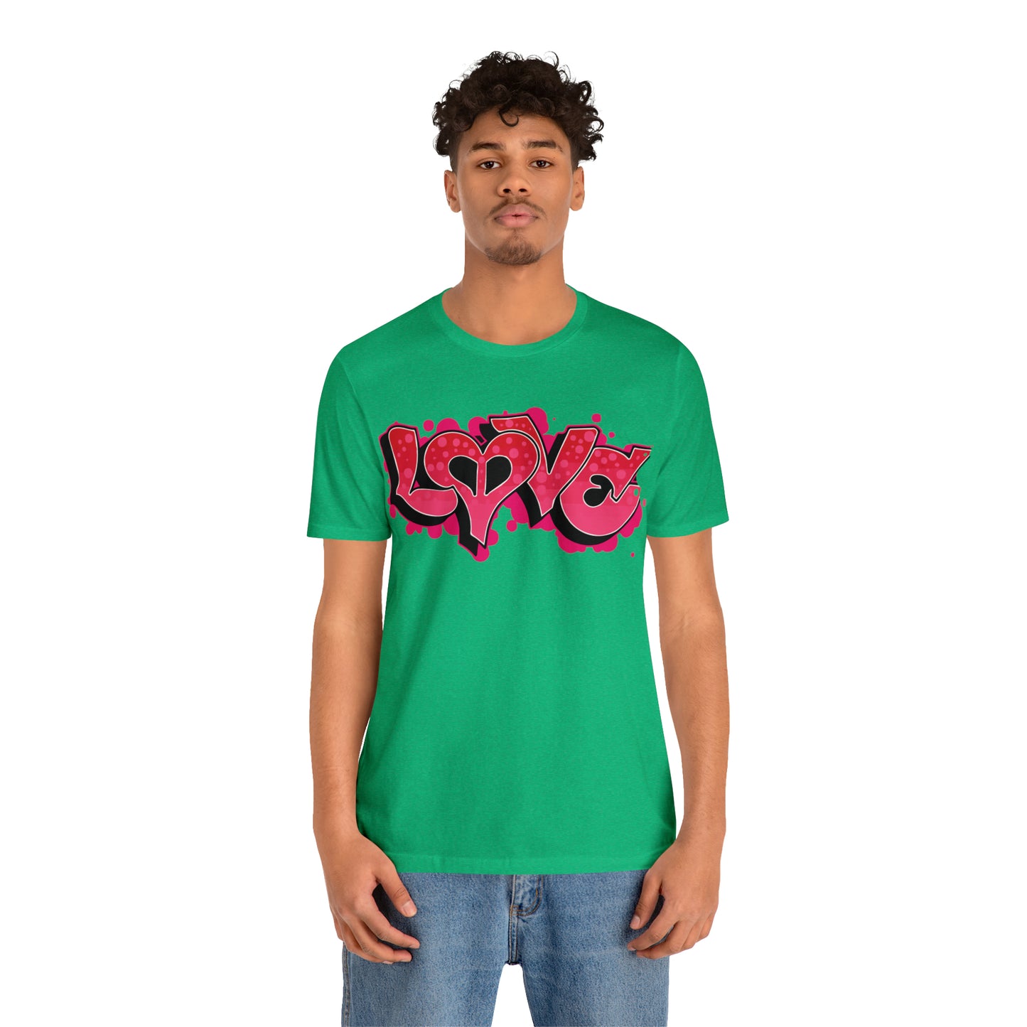 Peace and Love graffiti T-Shirt