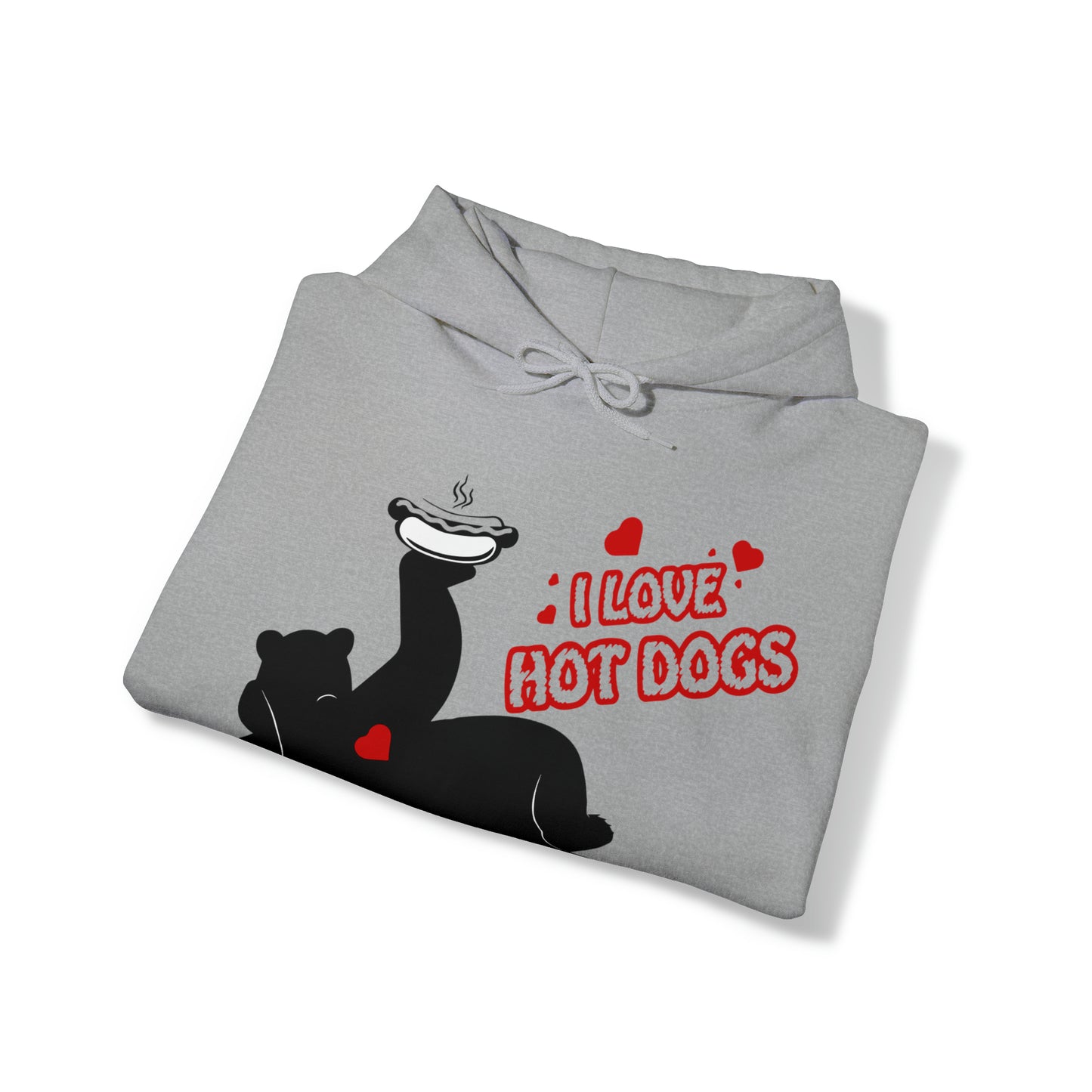 i love hot dogs Hoodie