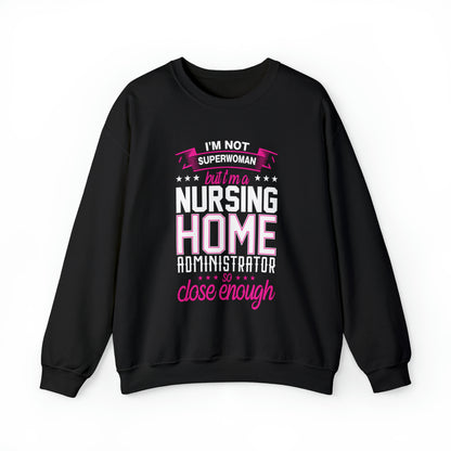 I'm not a superwoman but close enough Crewneck Sweatshirt