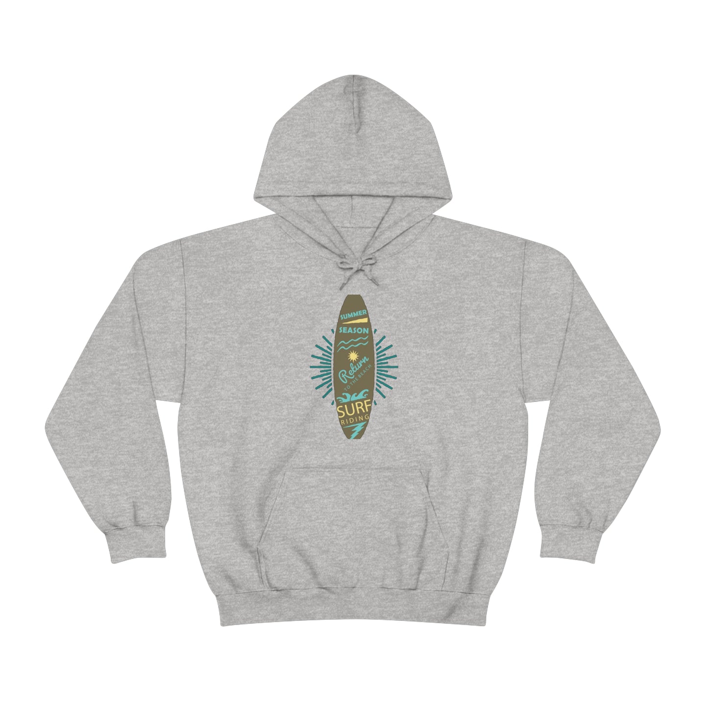 Surf Riding Summer Hoodie