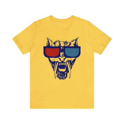 3D Glasses Tiger T-Shirt