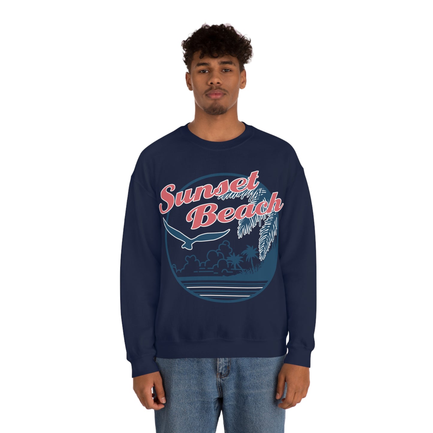 Sunset Beach Crewneck Sweatshirt