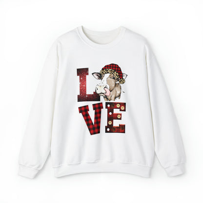 Cow love Crewneck Sweatshirt