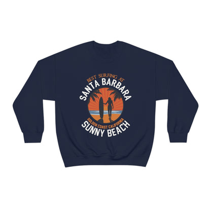 Santa Barbara sunny beach Crewneck Sweatshirt