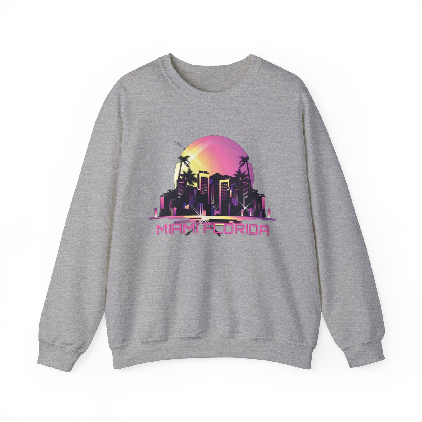 Miami Florida night life Crewneck Sweatshirt