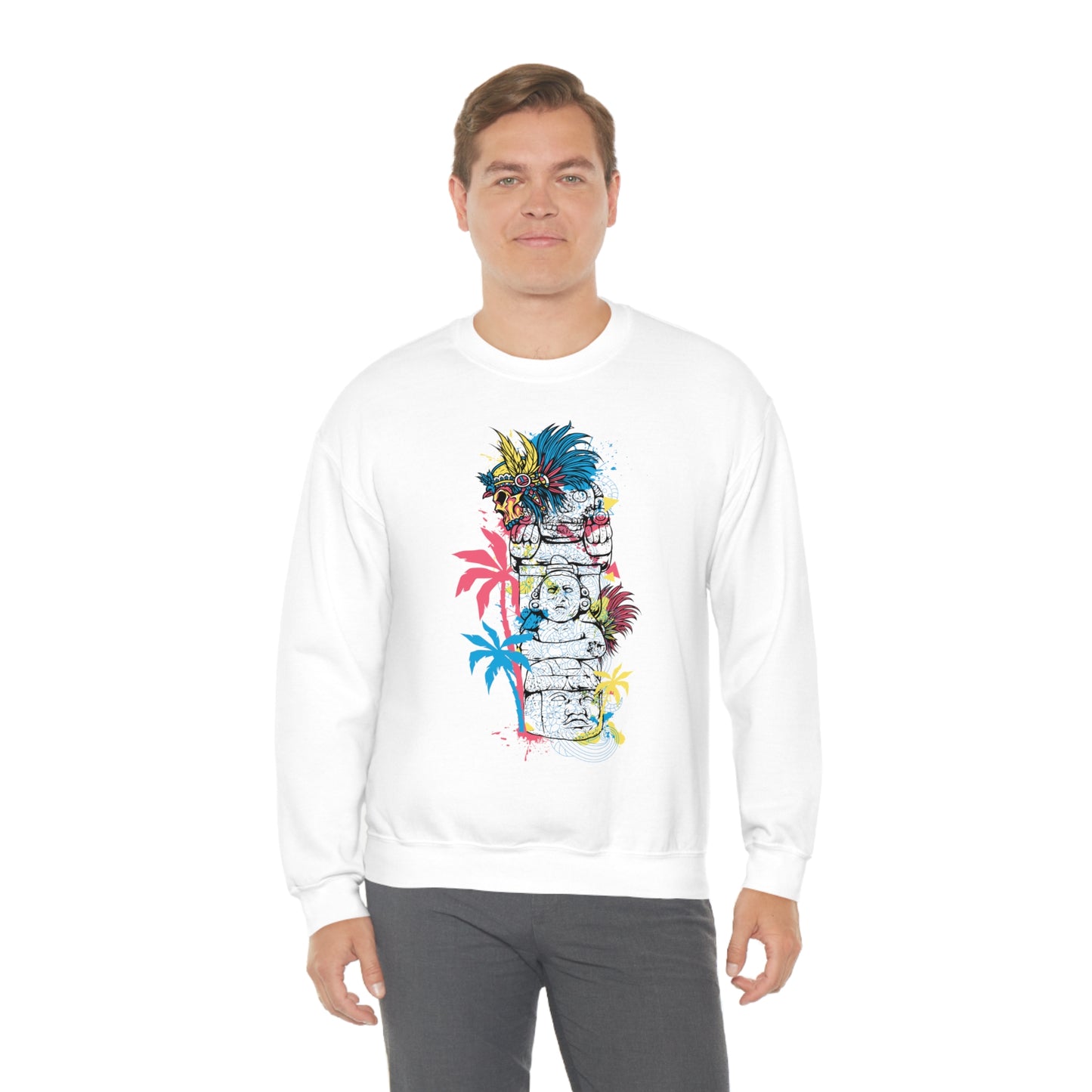 Hawaiian Buddha Crewneck Sweatshirt