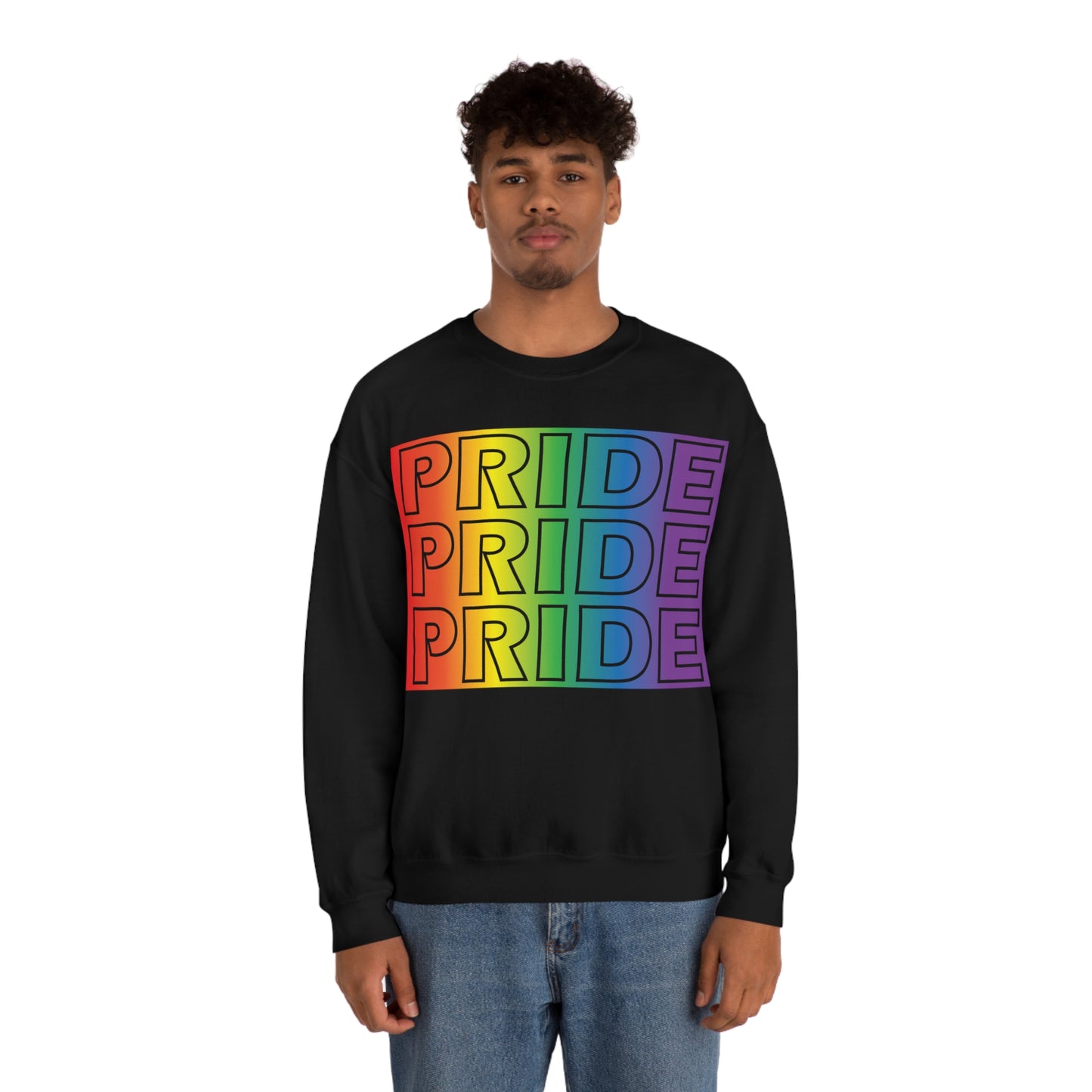 Pride Pride Pride Crewneck Sweatshirt