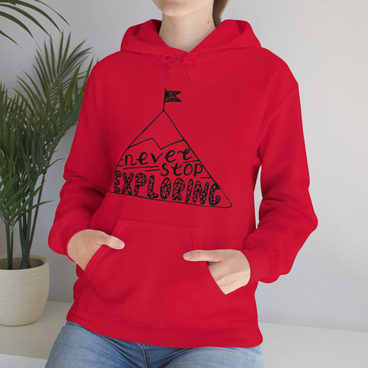 Never stop exploring Hoodie