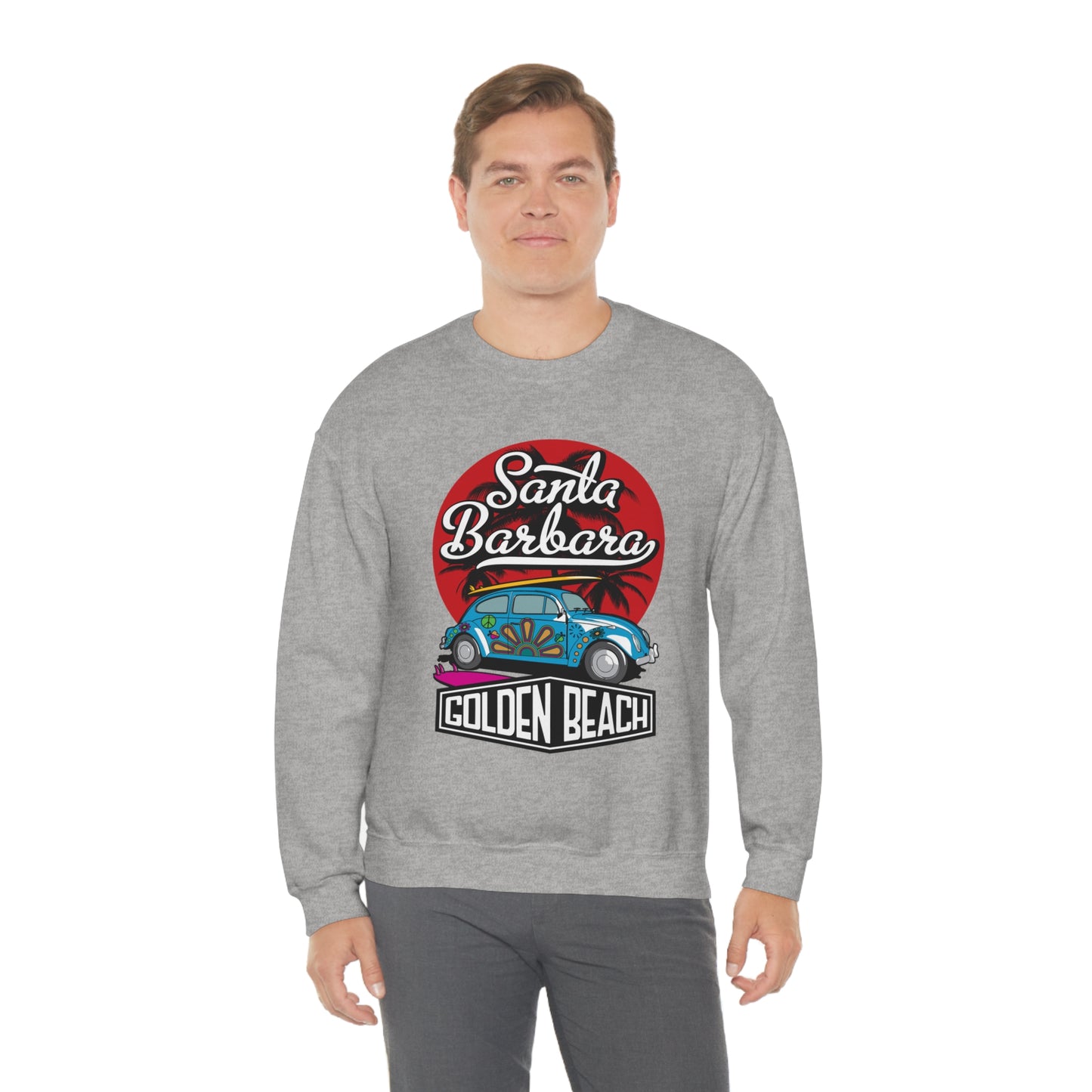 Golden Beach Buggy Crewneck Sweatshirt