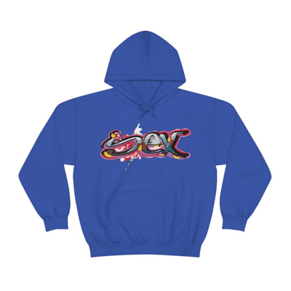 Sex colorful graffiti Hoodie